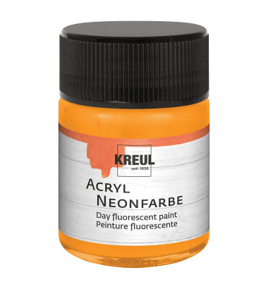 Acrylfarbe neonorange