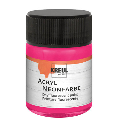 Acrylfarbe neonpink