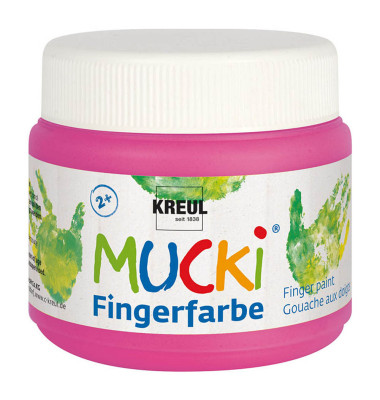 MUCKI Fingerfarbe neonpink