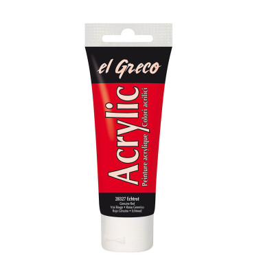 el Greco Acrylfarbe echtrot