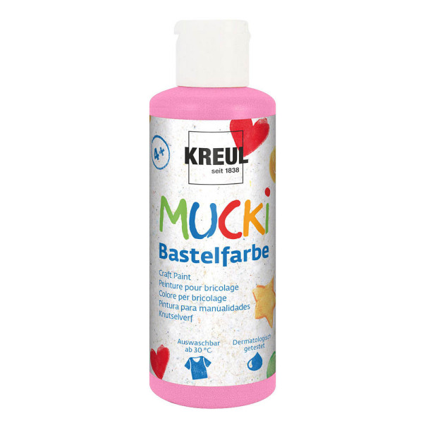 4000798240073 - Mucki Bastelfarbe rosa 80 ml Kinderbasteln - Kreul