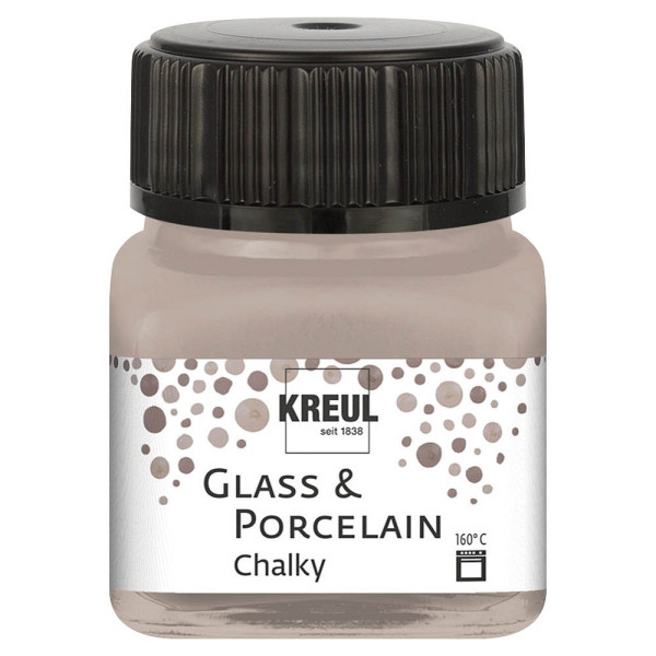 4000798119669 - Glass & Porcelain Chalky noble nougat 20 ml Künstlerfarben - Kreul