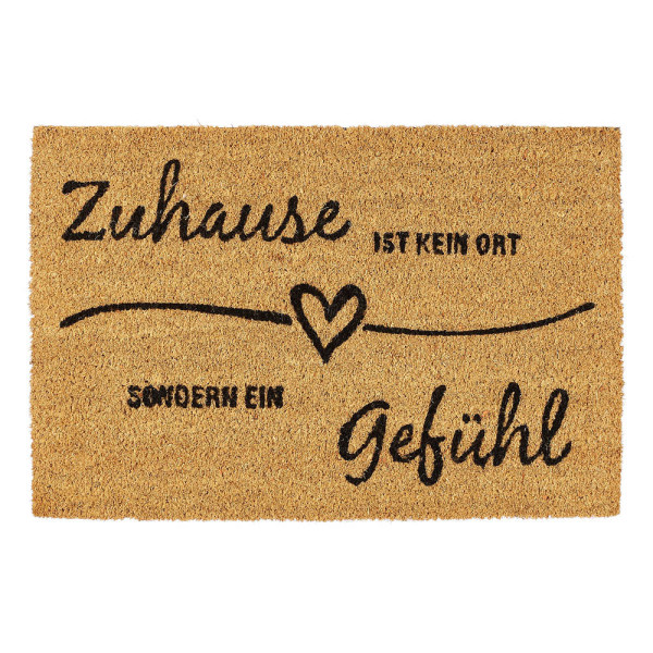 4052025327453 - Fußmatte 10032745_0 Zuhause 40x60cm rechteckig für Innenbereich 4052025327453 Relaxdays