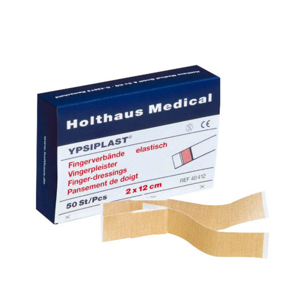 4005058404028 - Fingerverband YPSIPLAST® 100 Stück 20 x 120 mm für hohe mechanische Bewegung elastisch hautfarbenes Gewebe