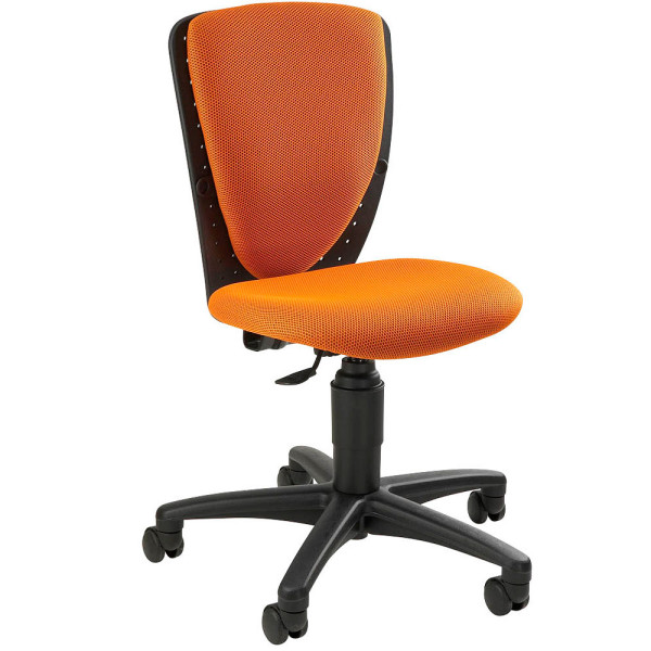 4014296724140 - Kinderdrehstuhl High Scool® 70570 BB40 Stoff orange Gestell schwarz