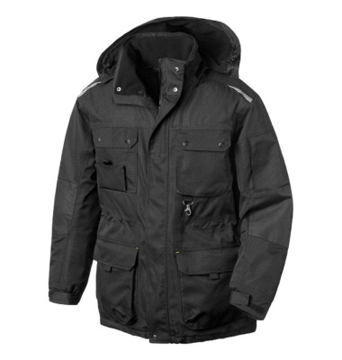 unisex Winterjacke BOSTON schwarz Größe XL