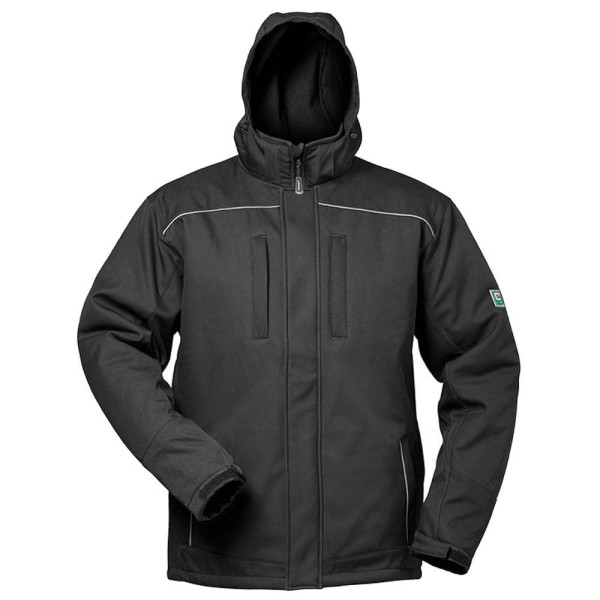 4025888255669 - unisex Softshelljacke IKAROS schwarz Größe M