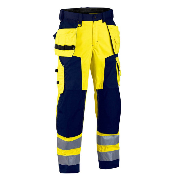 7330509405505 - unisex Warnschutzhose 1567 gelb marine Größe 46