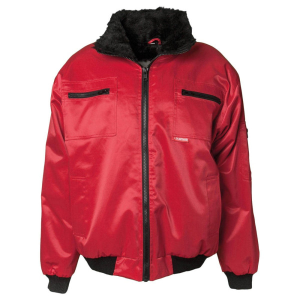 4030913338484 - Herren Pilotenjacke GLETSCHER rot Größe M 4030913338484 Planam