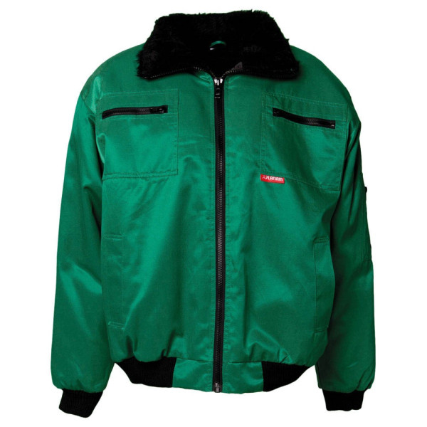 4030913337524 - Herren Pilotenjacke GLETSCHER grün Größe L 4030913337524 Planam