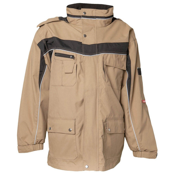 4030913905907 - Planam - Allwetterjacke Plaline sand schwarz Größe s - sand schwarz