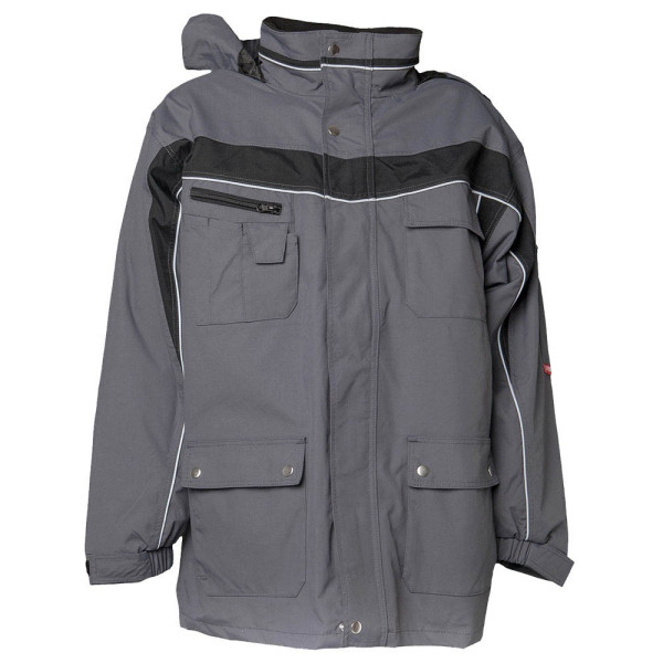 4030913906126 - Planam - Allwetterjacke Plaline schiefer schwarz Größe 4XL - grau