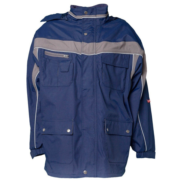 4030913905808 - Planam - Allwetterjacke Plaline marine zink Größe 4XL - blau