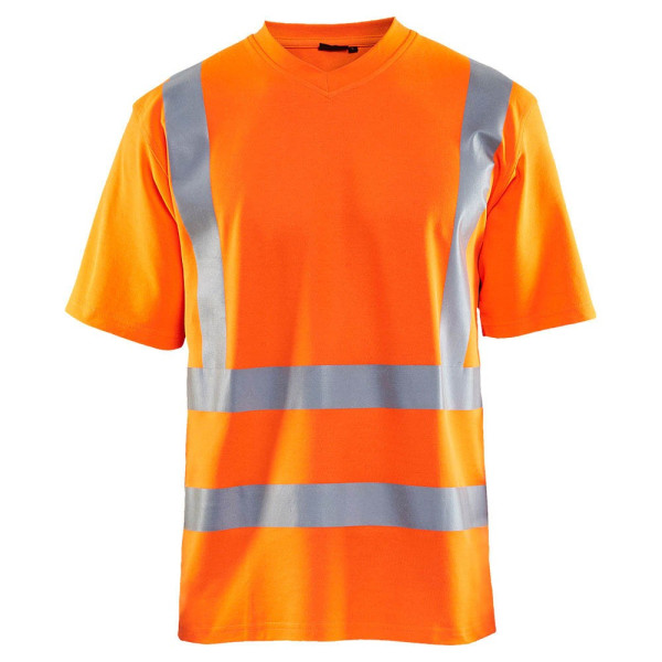 7330509369005 - unisex Warnschutz Shirt 3380 orange Größe 4XL