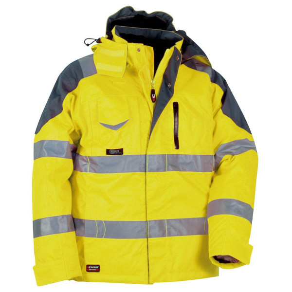 8023796043435 - Cofra - Winter-Warnschutzjacke wind- und wasserdicht gelb 60 - Gelb