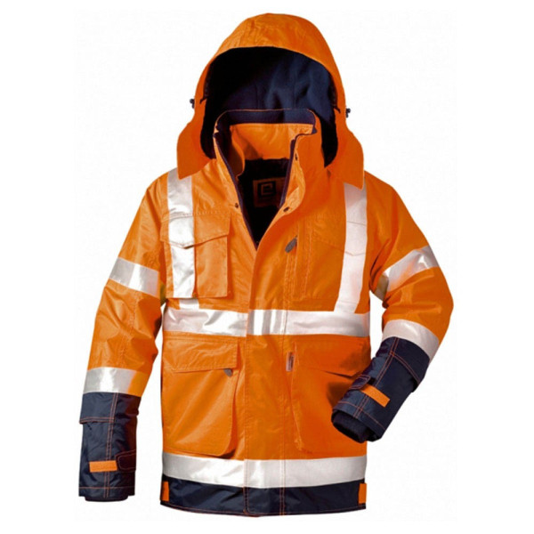 4025888166446 - unisex Warnjacke PHILIPP orange marine Größe XL