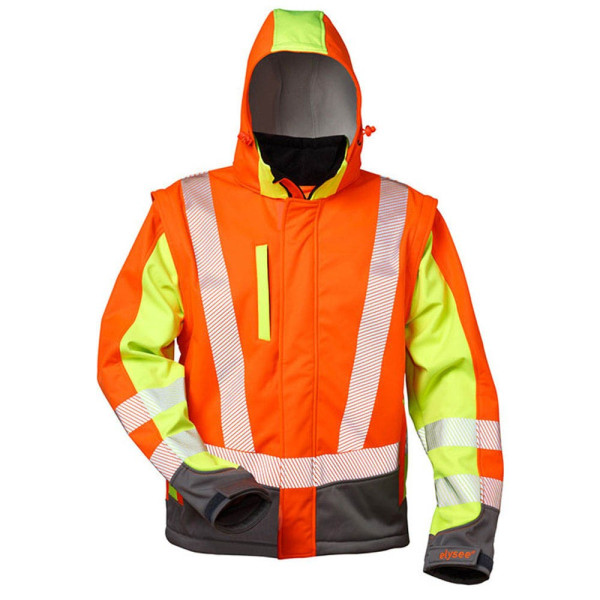 4025888259308 - unisex Warnjacke ATANAS orange gelb Größe 3XL