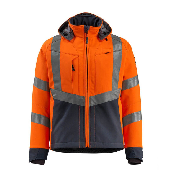 5711074335657 - unisex Warnjacke Blackpool orange schwarzblau Größe S