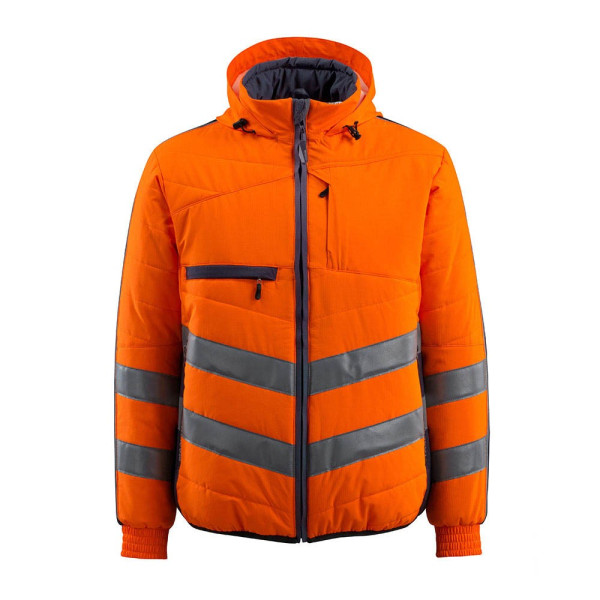 5711074346158 - unisex Warnjacke Dartford  orange schwarzblau Größe 3XL