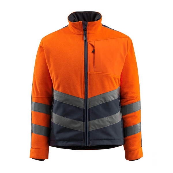 5711074346455 - unisex Warnjacke SHEFFIELD orange schwarzblau Größe S