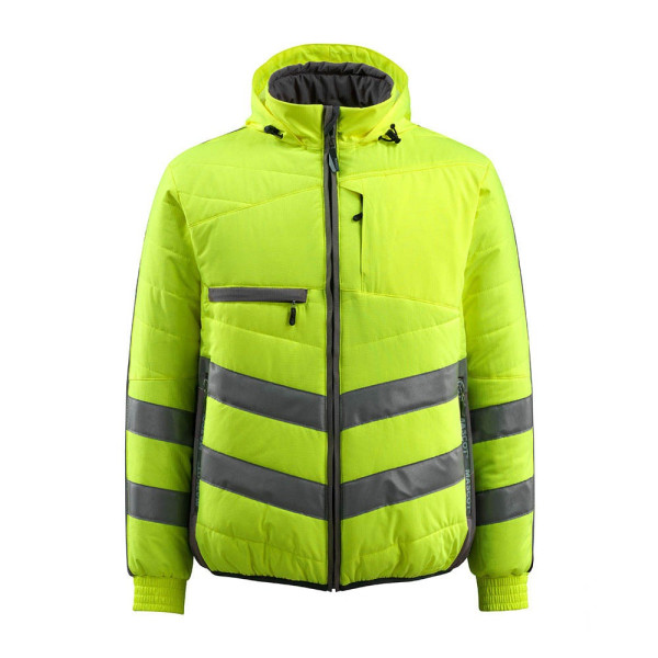 5711074383641 - unisex Warnjacke Dartford  warngelb anthrazit Größe 2XL