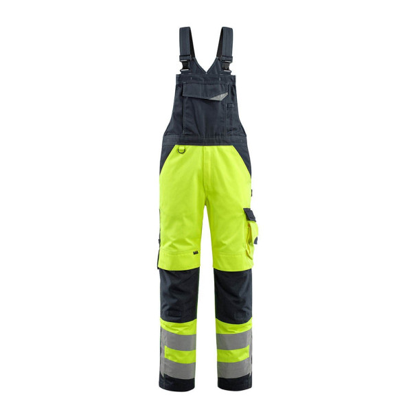 5711074280520 - unisex Warnschutzhose Newcastle gelb Größe 110 5711074280520 MASCOT