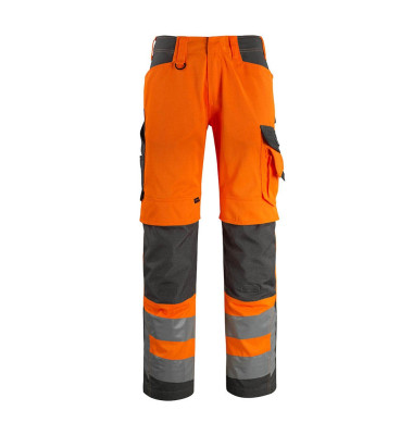 unisex Warnschutzhose Kendal orange Größe 26