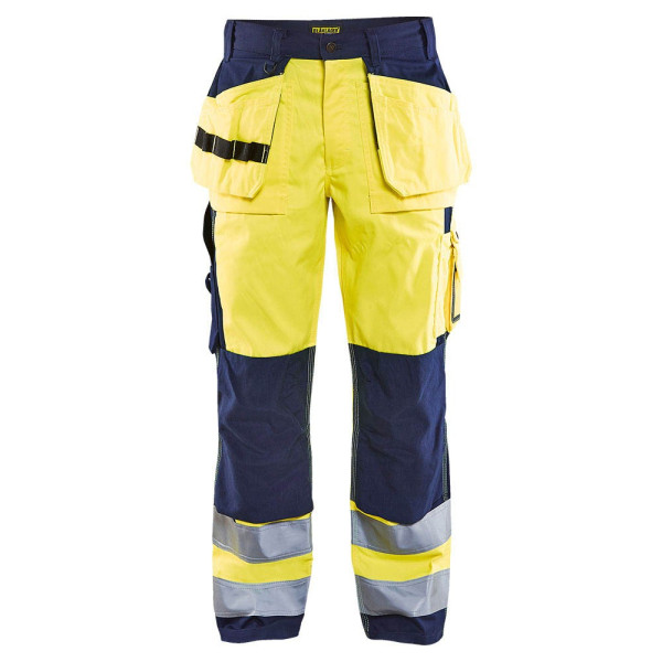 7330509198674 - unisex Warnschutzhose HIGH-VIS 1533 gelb marine Größe 25