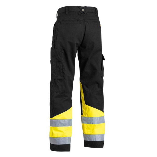 7330509401873 - unisex Warnschutzhose 1564 schwarz gelb Größe 62