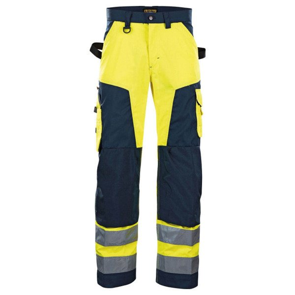 7330509412978 - Herren Warnschutzhose 1566 gelb marine Größe 46