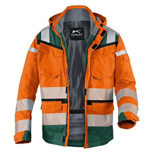 4053813373836 - unisex Warnjacke REFLECTIQ orange Größe L 4053813373836 Kübler