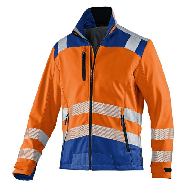 4053813374079 - Kübler Reflectiq Softshell Jacke PSA 2 warnorange kblblau Gr L - orange