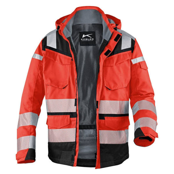 4053813373935 - unisex Warnjacke REFLECTIQ rot Größe 2XL 4053813373935 Kübler