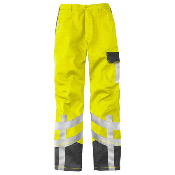 4043849624934 - unisex Warnschutzhose PSA SAFETY X7 warngelb anthrazit Größe 110