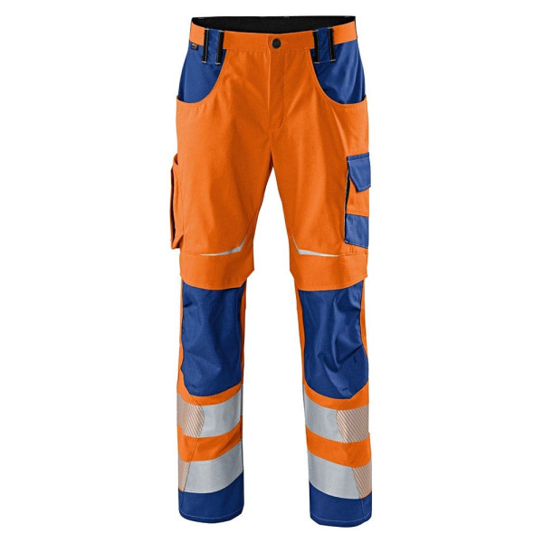 4053813368689 - Kübler Workwear - Kübler Reflectiq Hose psa 2 warnorange kblblau Gr 94 - orange