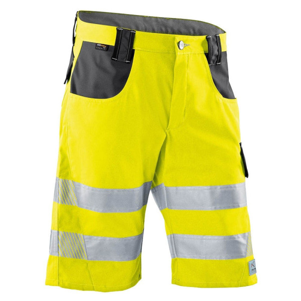 4053813368979 - Kübler Workwear - Kübler Reflectiq Shorts psa 2 warngelb anthrazit Gr 60 - Gelb