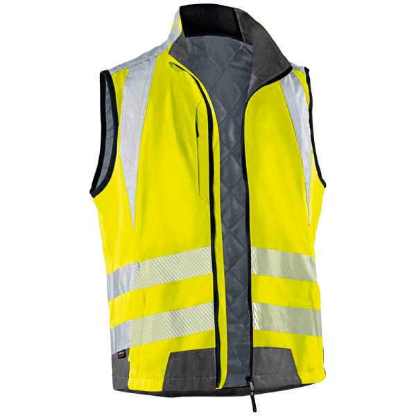 4053813369754 - Kübler Workwear - Kübler Reflectiq Weste psa 2 warngelb anthrazit Gr 3XL - gelb