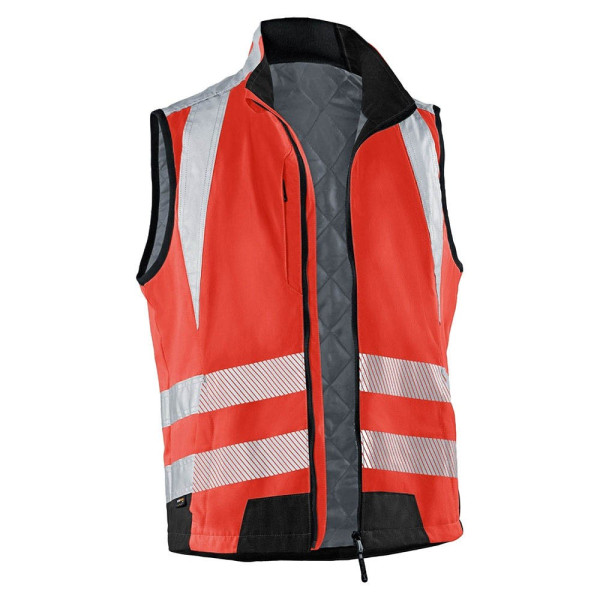 4053813372679 - Kübler Workwear - Kübler Reflectiq Weste psa 2 warnrot schwarz Gr 3XL - rot