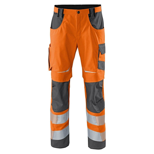 4053813374413 - Kübler Workwear - Kübler Reflectiq Hose psa 2 warnorange anthrazit Gr 52 - orange