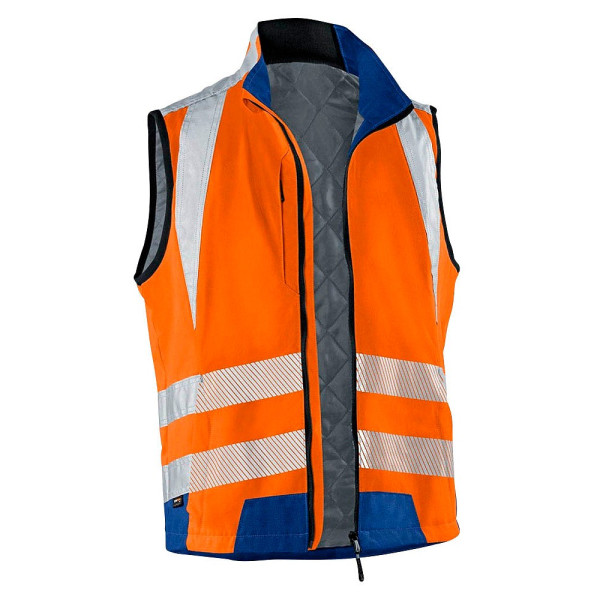 4053813375892 - Kübler Workwear - Kübler Reflectiq Weste psa 2 warnorange kblblau Gr s - orange