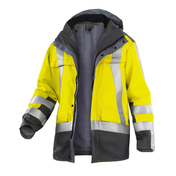 4043849643461 - Kübler Workwear - Kübler Safety 8 Parka psa 3 warngelb anthrazit Gr 4XL - gelb