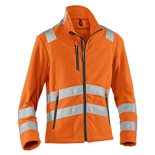 4053813369860 - Kübler Workwear - Kübler Reflectiq Fleecejacke psa 2 warnorange Gr s - orange