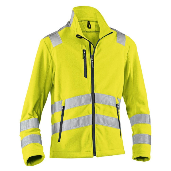 4053813368382 - Kübler Workwear - Kübler Reflectiq Fleecejacke psa 2 warngelb Gr xs - gelb