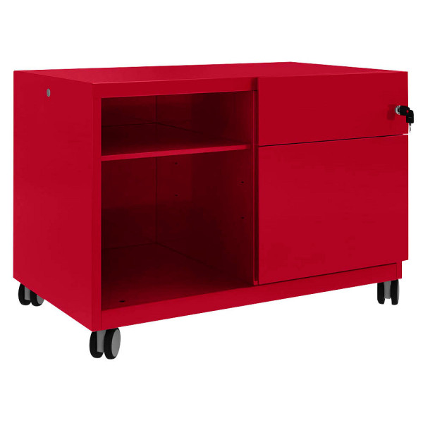 5020073808155 - BISLEY Note™ Caddy Rollcontainer kardinalrot 2 Auszüge 800 x 490 x 563 cm