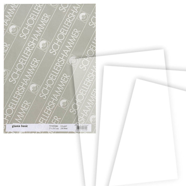 4053146001390 - Transparentpapier glama basic DIN A4 110 g qm 4053146001390 250 Blatt