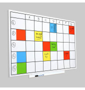 Whiteboard Skin Planner 115,0 x 75,0 cm mit Raster