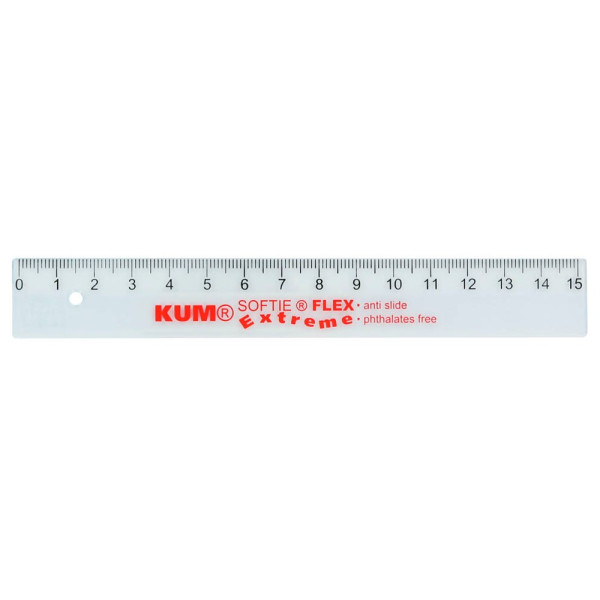 4064900155921 - KUM Lineale Lineal L1 SoftieFlex Extr15cm 15 cm transparent