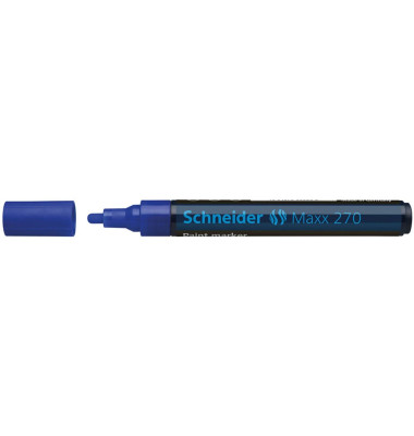 Lackmarker 270, 127003, Pack, blau, 1-3mm Rundspitze