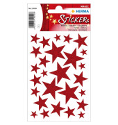 10x 27 Aufkleber 15099 Sterne