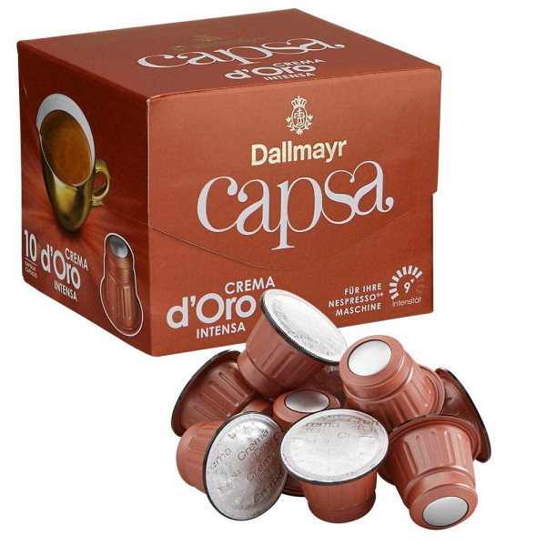 4008167011903 - Capsa Crema dOro Intensa Kaffeekapseln Arabicabohnen kräftig 10 Portionen